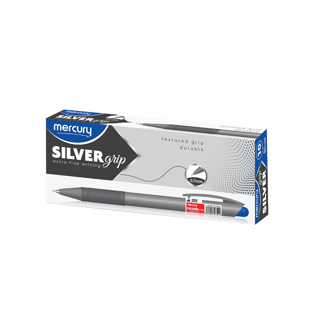Silver Grip Ballpoint Pen