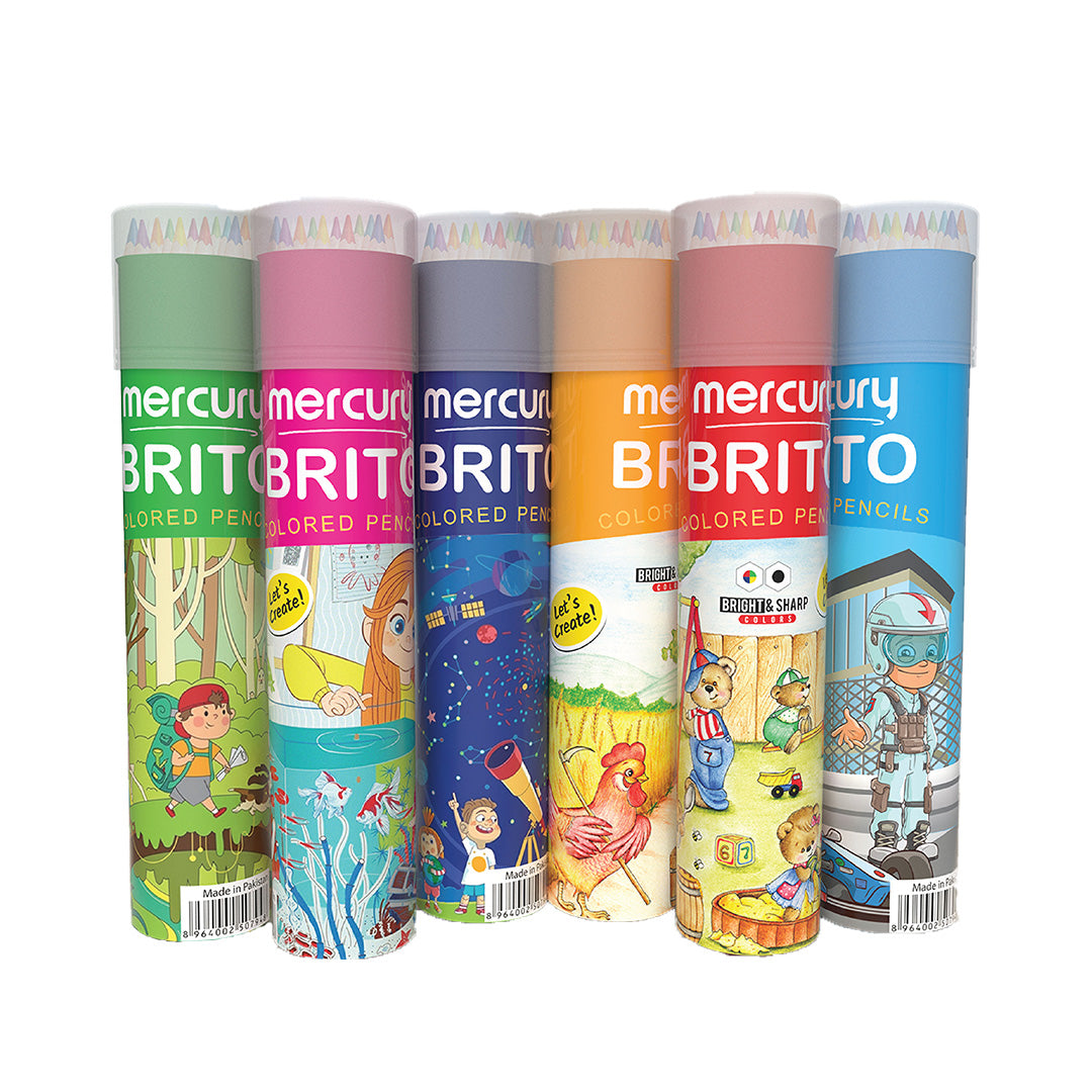 BRITO Triangle 12 Color Full Size Tin