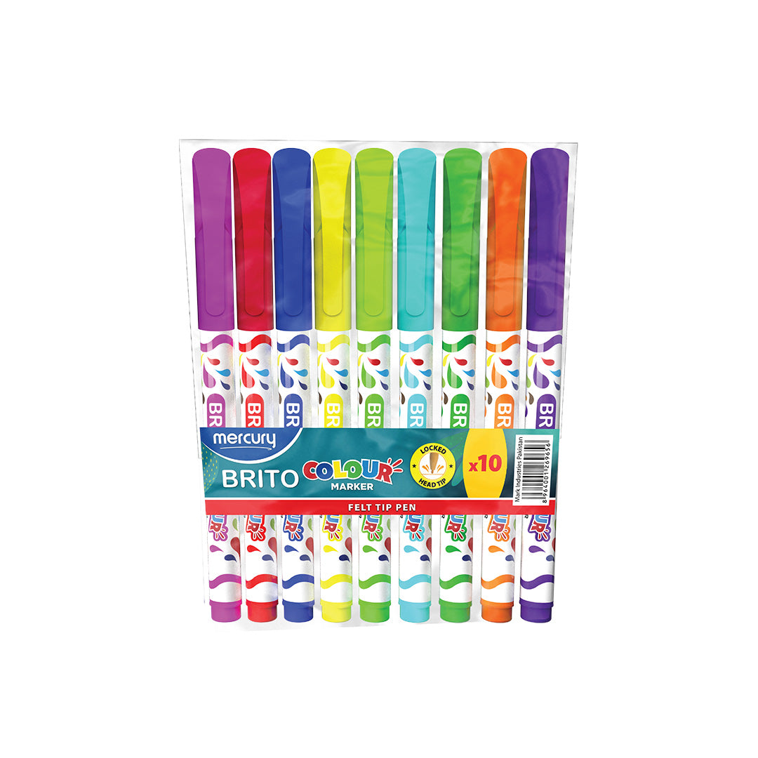 BRITO Color Marker Set 10pcs