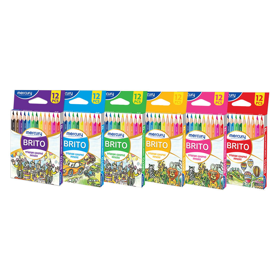 BRITO Triangle 12 Color Half Size
