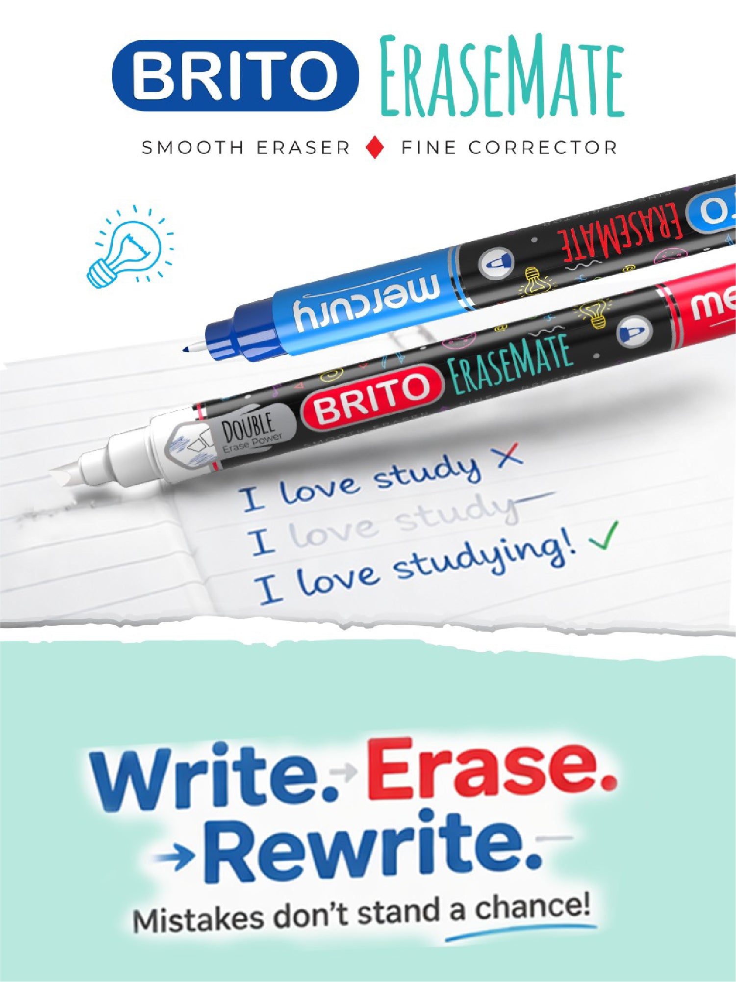 Brito Erase Mate Ink Corrector